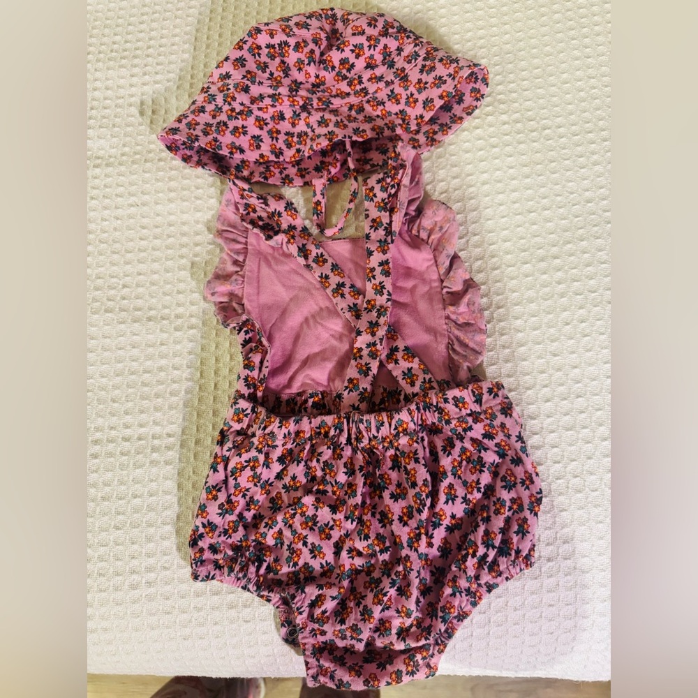 GAP Pink Floral Kids Matching Set
